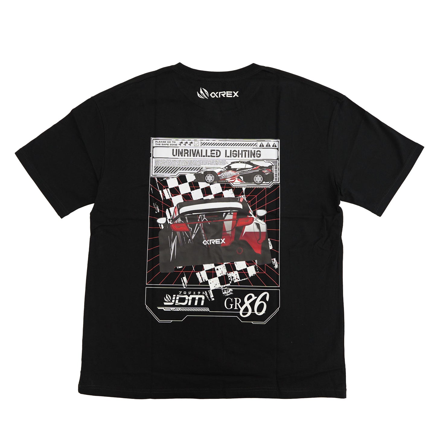 AlphaRex GR86 バックプリントTシャツ(半袖)