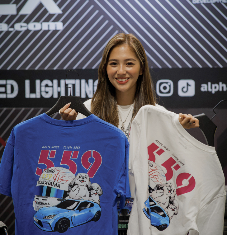 AlphaRex x Maaya 559 限定 クルーネックTシャツ(半袖)